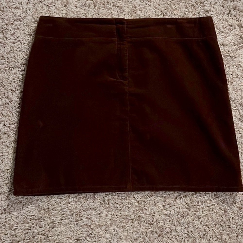 J. Crew Brown Corduroy Skirt